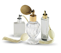 Vintage Style Refillable Bulb Spray Glass bottles